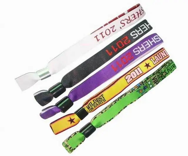 woven fabric wristbands