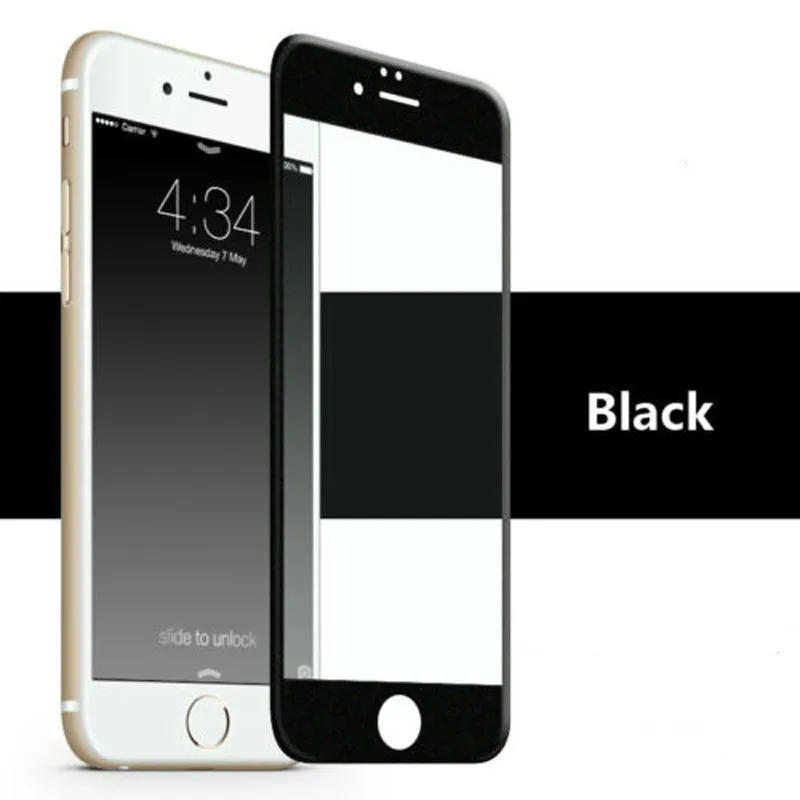 

3D Hard Edge Full Cover Screen Protector On The For iPhone 6 s 6s 7 Plus Protective Glass Film For iPhone 7 6S 8 Tempered Glass