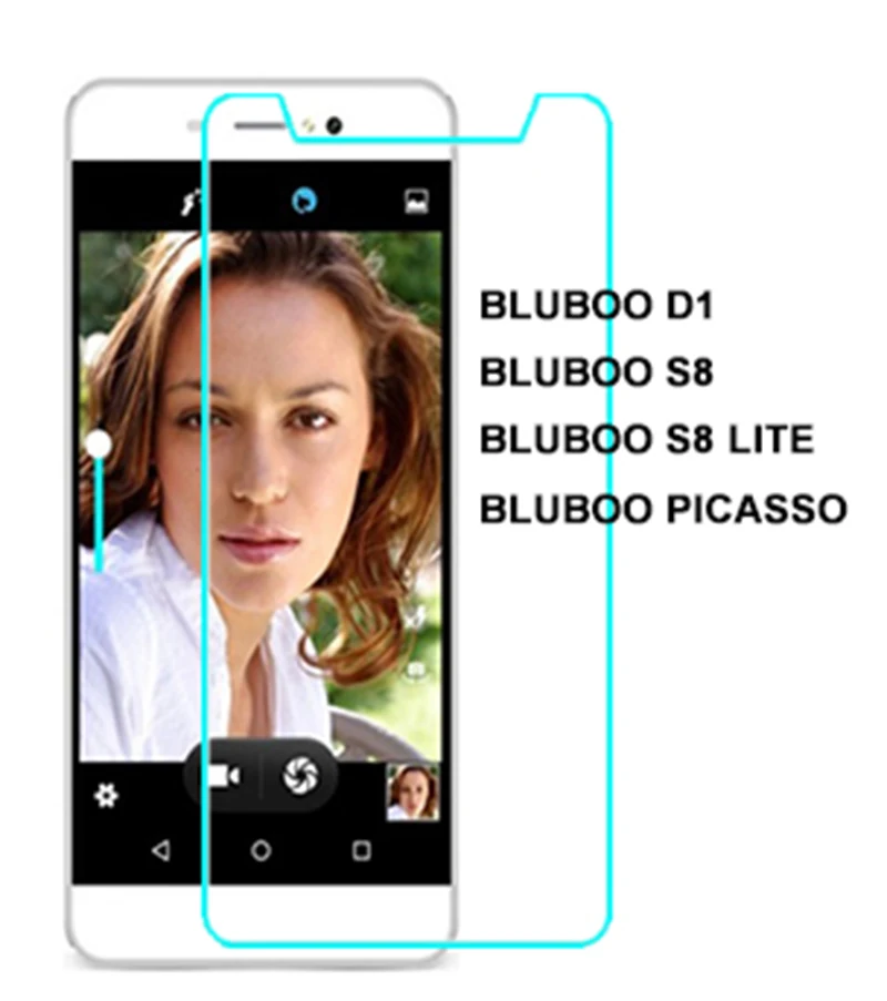 

2.5D 0.26mm Ultra Tempered Glass For Bluboo D1 S8 LITE picasso Toughened Protector Film Protective Screen Case Cover