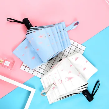 

cute animal umbrella 3 folding umbrella Anti-UV automatic umbrella rain women windproof sun women umbrellas corporation parasol