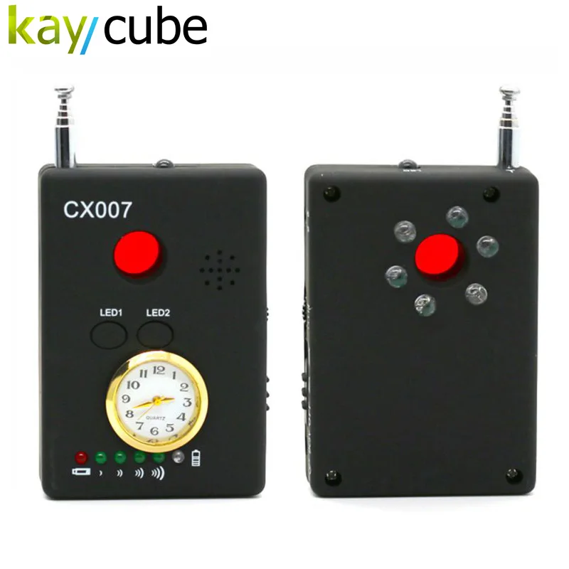 CX007 Full Range Frequency Detector Multi-function Signal Camera Phone GSM GPS WiFi Bug Spy RF Detector Finder