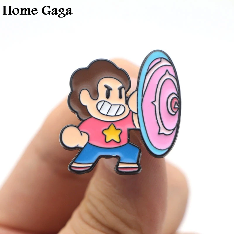 

Homegaga Steven Universe Zinc Enamel Pins for clothes metal medal Gift para bag hat backpack Brooches Badges for men women D1263
