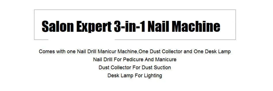 Многофункциональный 3-в-1 35000 об/мин, фрезер для ногтей, маникюр, машинка для маникюра ногтей пылесборник настольная лампа профессиональные инструменты для ногтей