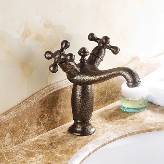 Free Shipping High End European Design Bathroom Basin Sink Mixer Free Shipping High End European Design Bathroom Basin Sink Mixer Faucet Br Antique Lavatory Faucets Torneira Coninha G9873