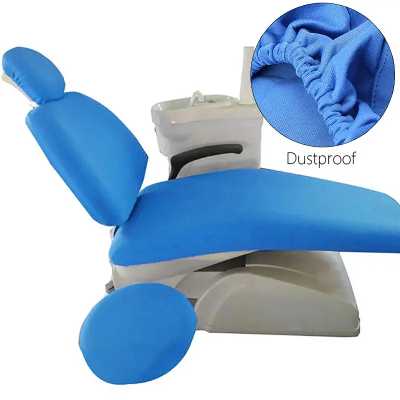 4pcs/set Dental Chair Cover Unit Washable Dustproof Dentist Stool Seat Backrest Pillow Cover Protector 4pcs/set Dental Chair Cover Unit Washable Dustproof Dentist Stool Seat Backrest Pillow Cover Protector