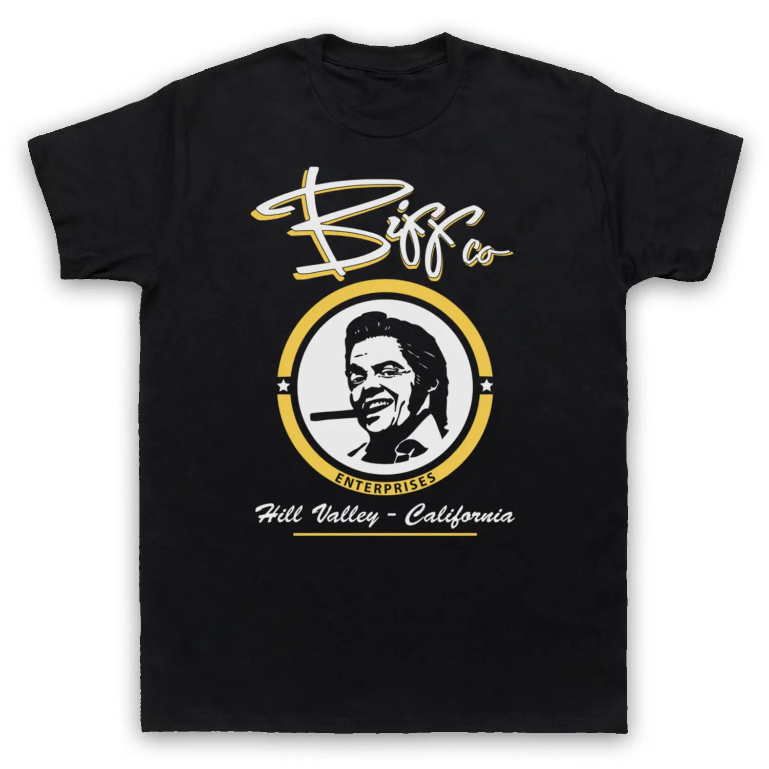 Mens Cotton T Shirts BACK TO THE FUTURE BIFF CO HILL ...