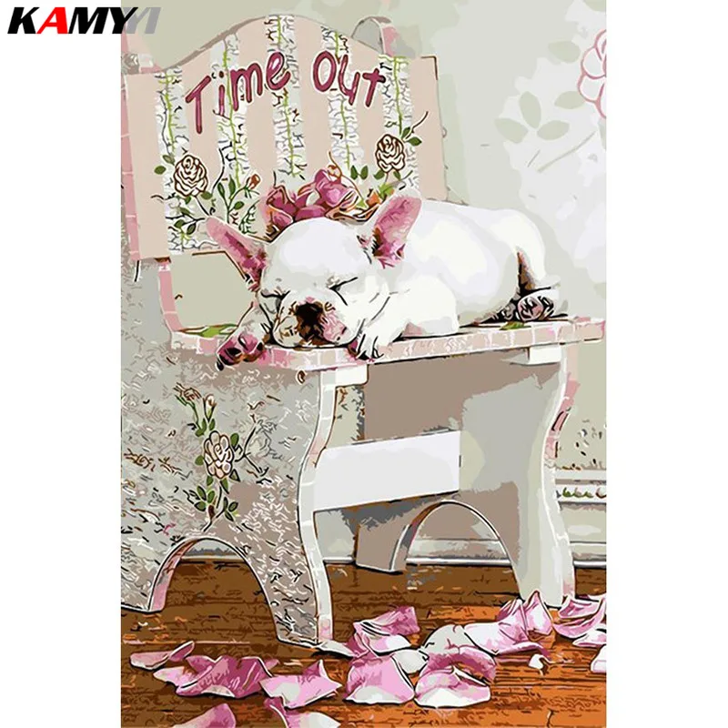 

3D Diamond Painting Dog Diamond Embroidery DIY Stich Full Square Drill Resin Rhinestone Painting Decoration Home XY1