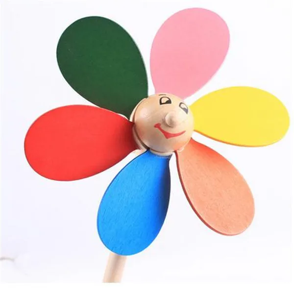 children s wooden toy model windmills combination children s play