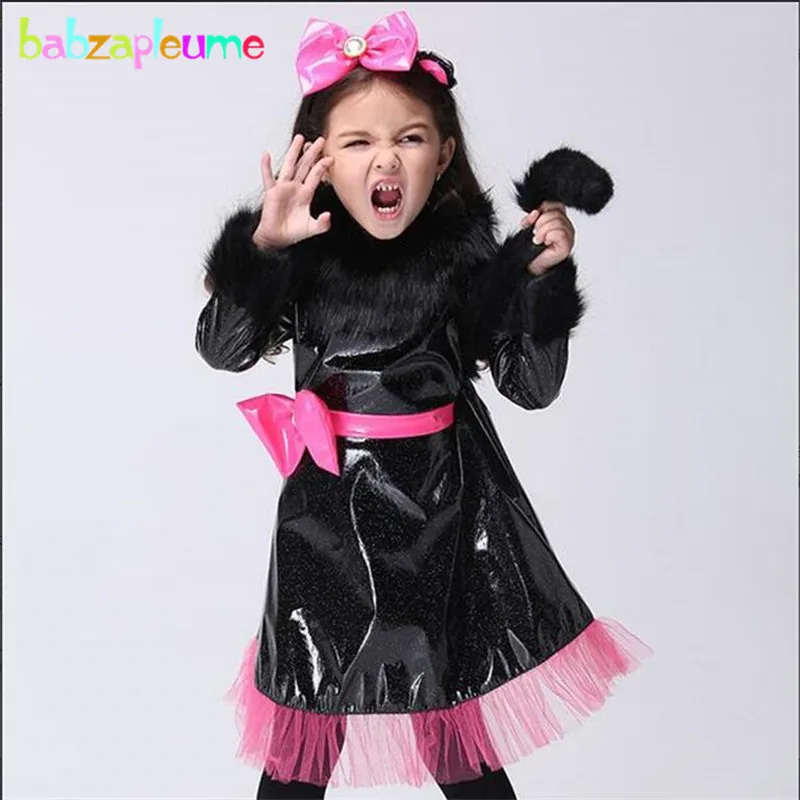 Costumes Cat Girls Kids Clothes Girls Cosplay Costume Cat Girl Set Clothing Set