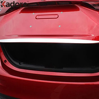 

For Mazda 3 M3 AXELA 2013 2014 2015 High Quality Stainless Steel Back Tail Gate Rear Trunk Strip Covers Auto Accessories 1pc/set