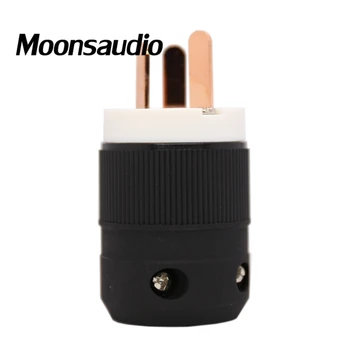 

One Piece Red Copper AU version Power plug for Audio Hifi Power Cord