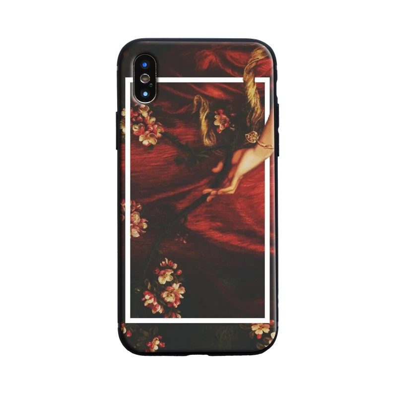 Викторианские картины винтажный узор мягкий силиконовый чехол для телефона для Apple iPhone 5 5S SE 6 6s 7 8 Plus X XR XS MAX чехол