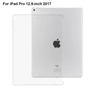 

Case For iPad Pro 12.9 inch 2017,Redlai Ultra-thin Crystal Clear Soft TPU Back Protect Cover For New iPad Pro 12.9" Tablet Case