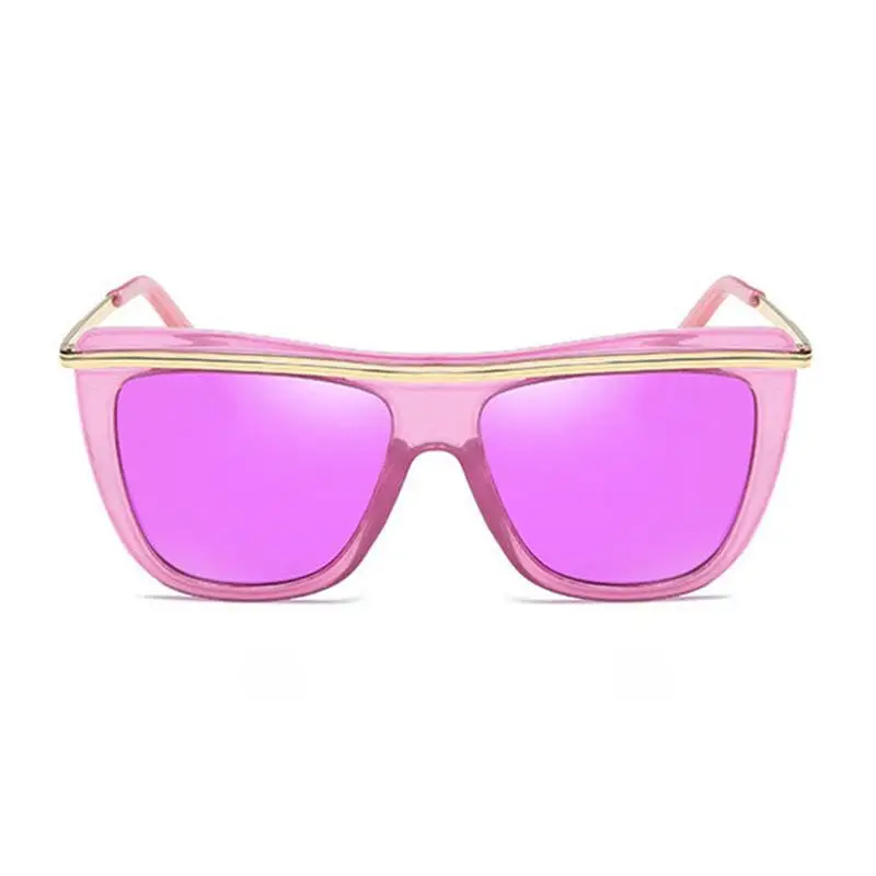 1 шт. Винтаж кадров UV400 защиты объектива Солнцезащитные очки поляризованные очки - Цвет оправы: purple