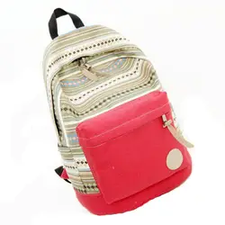 Новое поступление Для женщин печати холст рюкзак опрятный стиль Леди Девушка школьные дорожная сумка Mochila Bolsas