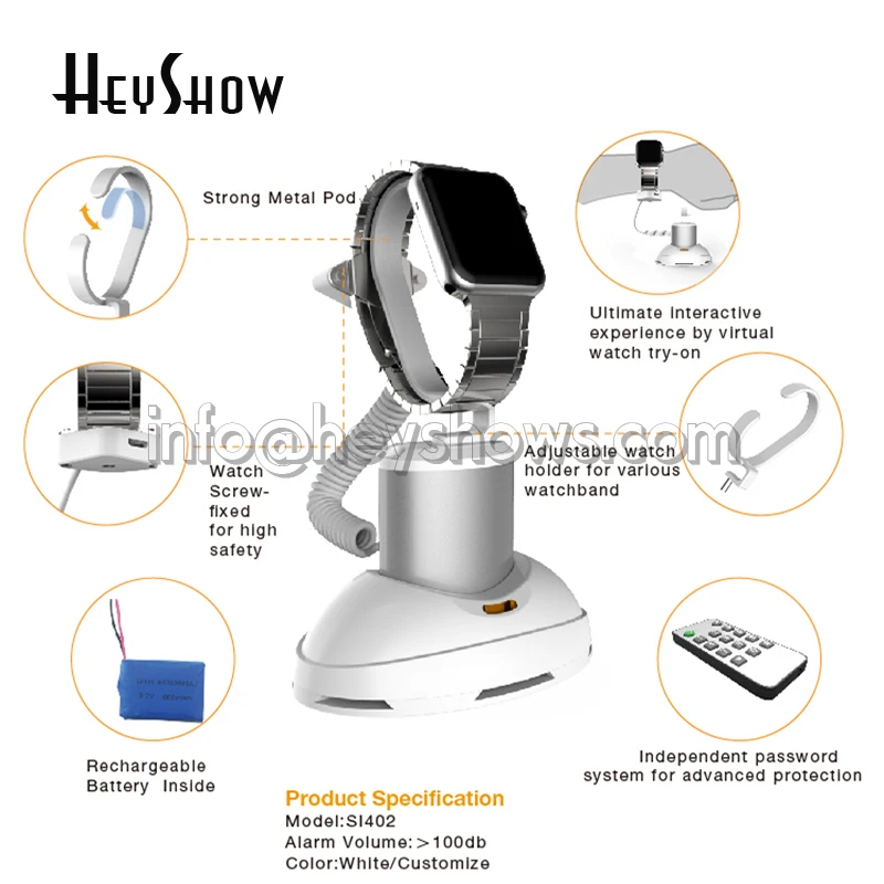 Universal Watch Security Display Stand Holder Anti theft