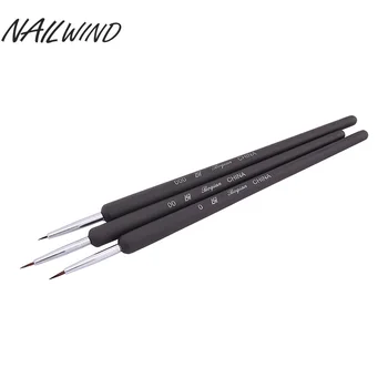

NAILWIND 3PCS Dotting Painting Drawing UV Gel Liner Polish Tool Nail Art Pen Painting Drawing Nail Art Manicure Tool