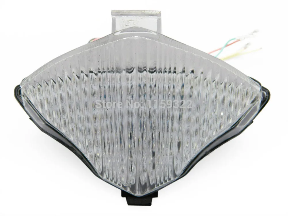 

UNDEFINED Universal Motorcycle LED Indicators Clear Tail Brake Lights Turn Signal Integrated for YAMAHA YZF R1 2004 2005 2006