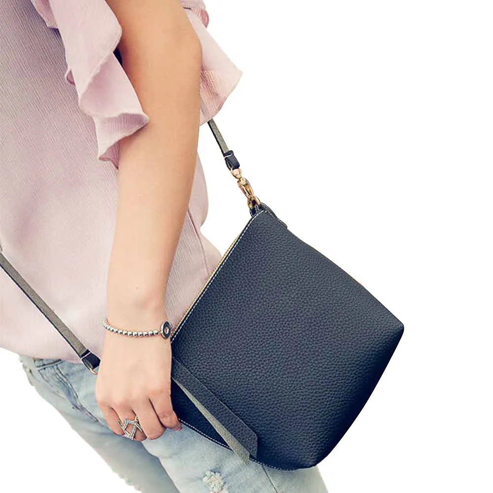 

Sleeper #4001 Fashion Women Leather Handbag Cross Body Shoulder Messenger Bag for women 2018