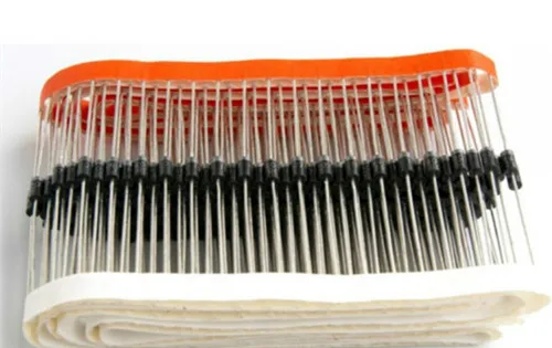 

100PCS 1N5817 1N5819 1N5399 1N4937 1N4004 Schottky Rectifier Diode 1N4001 1N4007 UF4007 HER107 FR207 FR157 FR107 RL207 DO-41