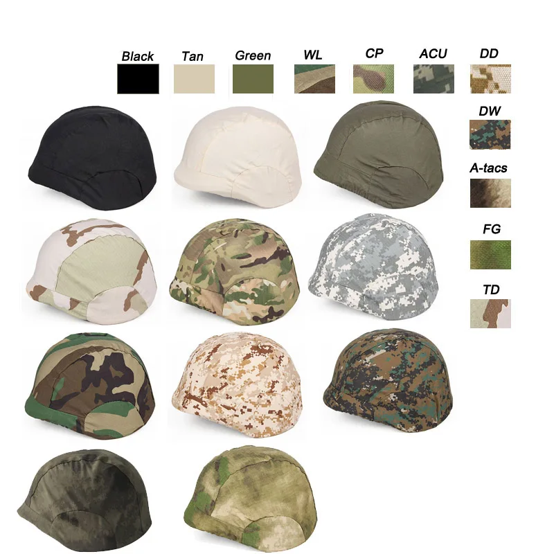 

Outdoor Sports Airsoft Gear Helmet Accessory Tactical Camouflage Cloth Helmet Cover for M88 Helmet