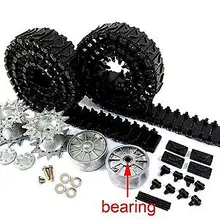 Mato Sherman T74 металлические гусеницы и колеса(для 1/16 Mato M4A3(75) W и HengLong Sherman rc Танк) MT151 TH00848