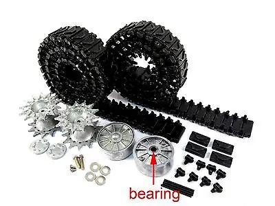 

Mato Sherman T74 Metal Tracks & Wheels ( For 1/16 Mato M4A3(75)W and HengLong Sherman RC Tank) MT151 TH00848