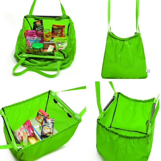 reusable bag oxford shopping grocery bag foldable portable