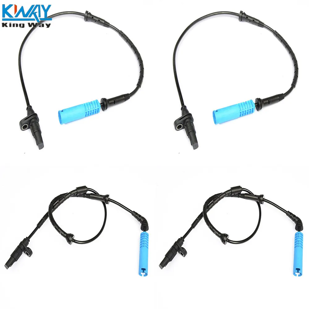 FREE SHIPPING King Way ABS WHEEL SPEED SENSORS SET 4PC FRONT REAR LEFT