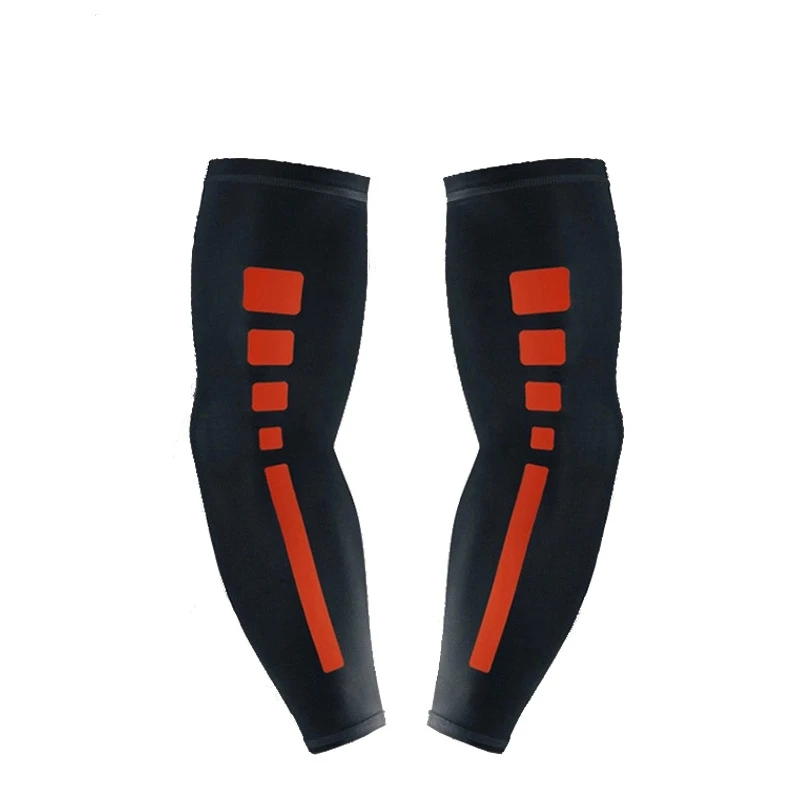 1 Pair Lycra Elastic Compression Arm Sleeves For Basketball Volleyball