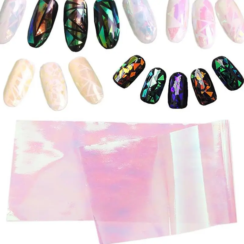 

1 sheet Transfer Foil Nail Art Star Design Sticker Decal For Polish Care DIY Universe Nail Art Sticker Free Shipping M02179