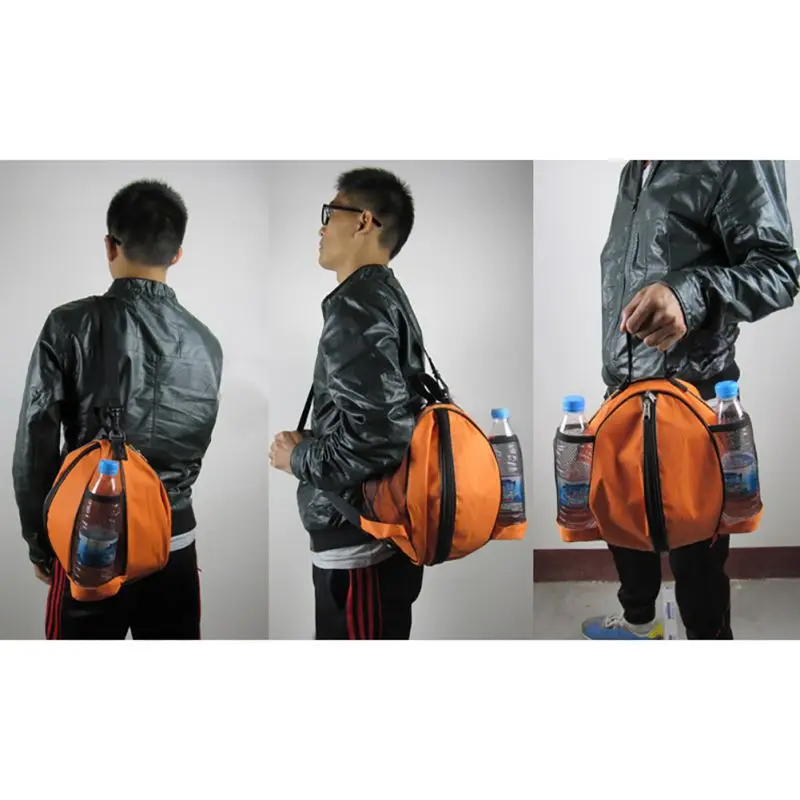 Высококачественный круглый мешок для мячей баскетбол и футбольный рюкзак регулируемый наплечный ремень сумка