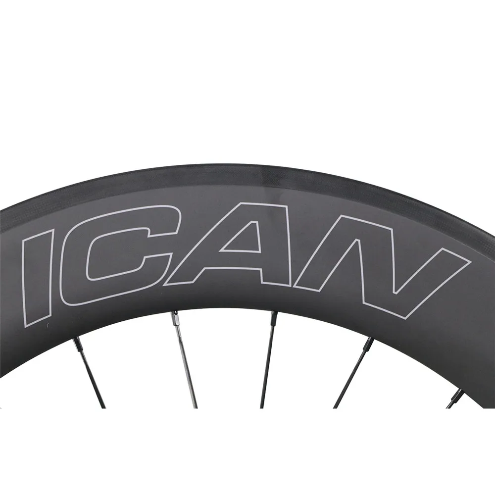 ICAN логотип углерода катки 86 мм довод бескамерные готов UD матовая 27 мм ширина 10/11 скорость V тормоз R13 концентратор Sapi CX Ray говорил