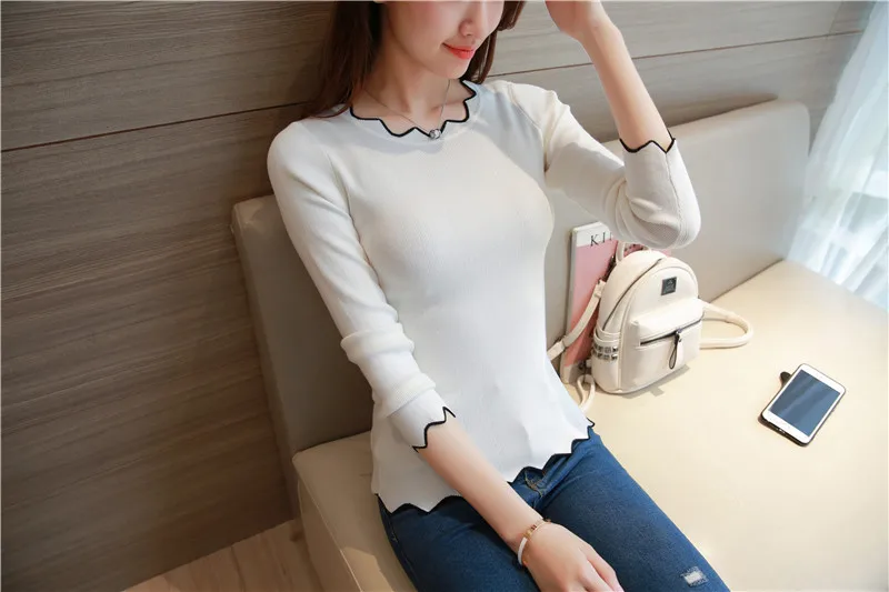 OHCLOTHING 6558-женская новая рубашка с кружевным воротником 28