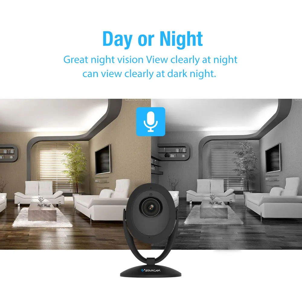 VStarcam Wifi Camera 1080P C93S Night Vision Audio Wireless Mini Smart Home IP Webcam Baby Camera Video Monitor Motion Alarm