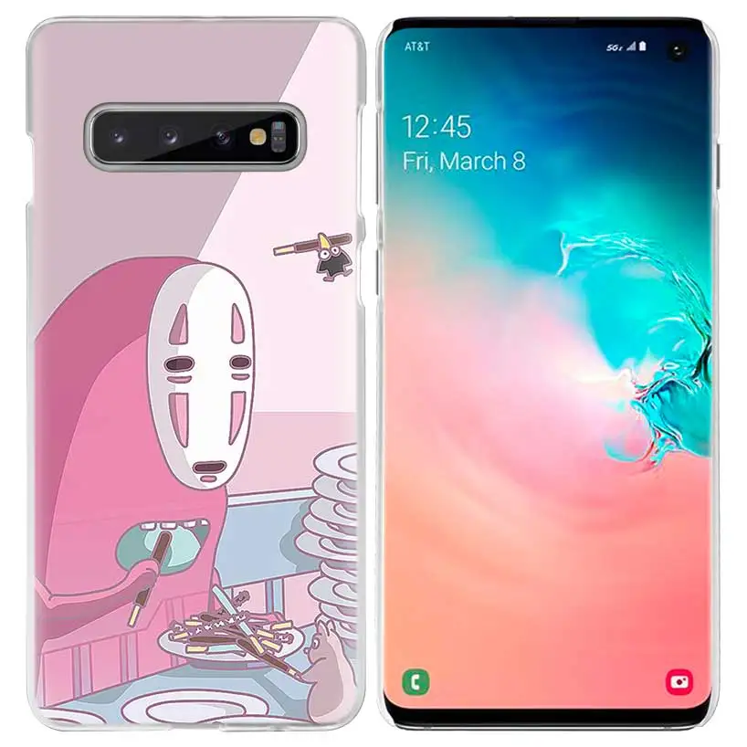 Studio Ghibli Унесенные призраками Тоторо чехол для samsung Galaxy S10 5G S10e S9 S8 M30 M20 M10 J4 J6 плюс J8 Note 8 9 Жесткий Чехол для мобильного телефона