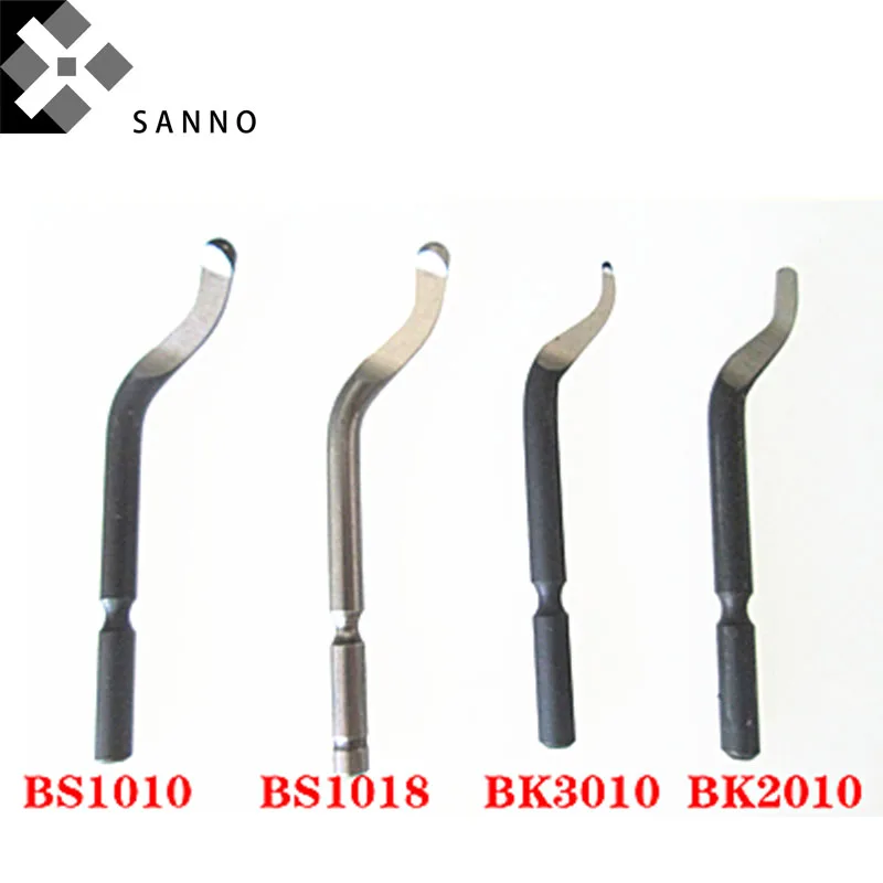 10 шт. edger BS1010 BS1018 BK3010 B10S заусенцы края скребок, маленькое отверстие роторное обрезное лезвие для мягкого металла