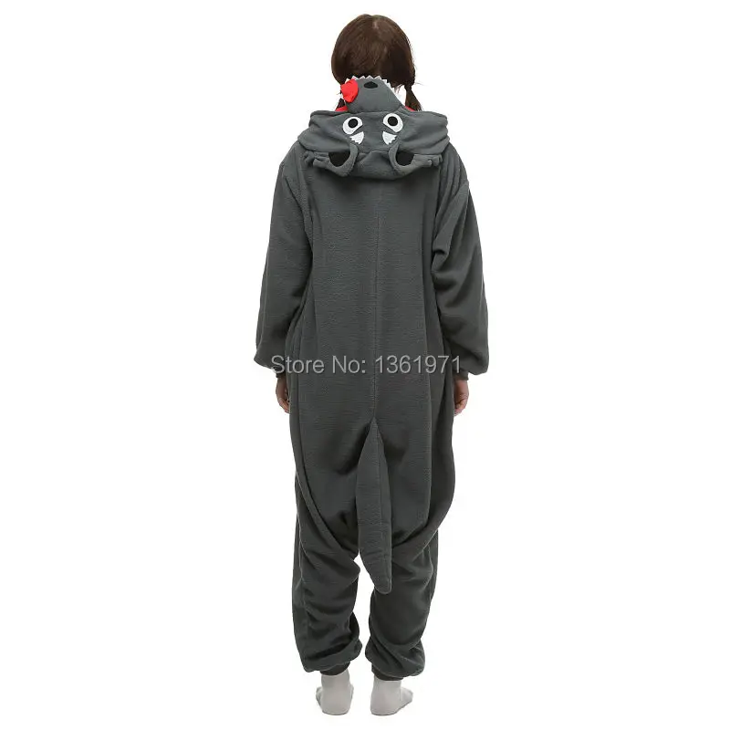 HKSNG серая timber Пижама волк животное зима унисекс Комбинезоны для взрослых кигу домашний костюм Косплей Пижама для вечерние