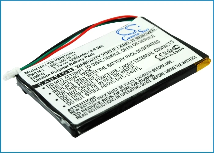 Cameron Sino GPS Battery for Garmin Nuvi 200,205,200W,205T,205W,205WT