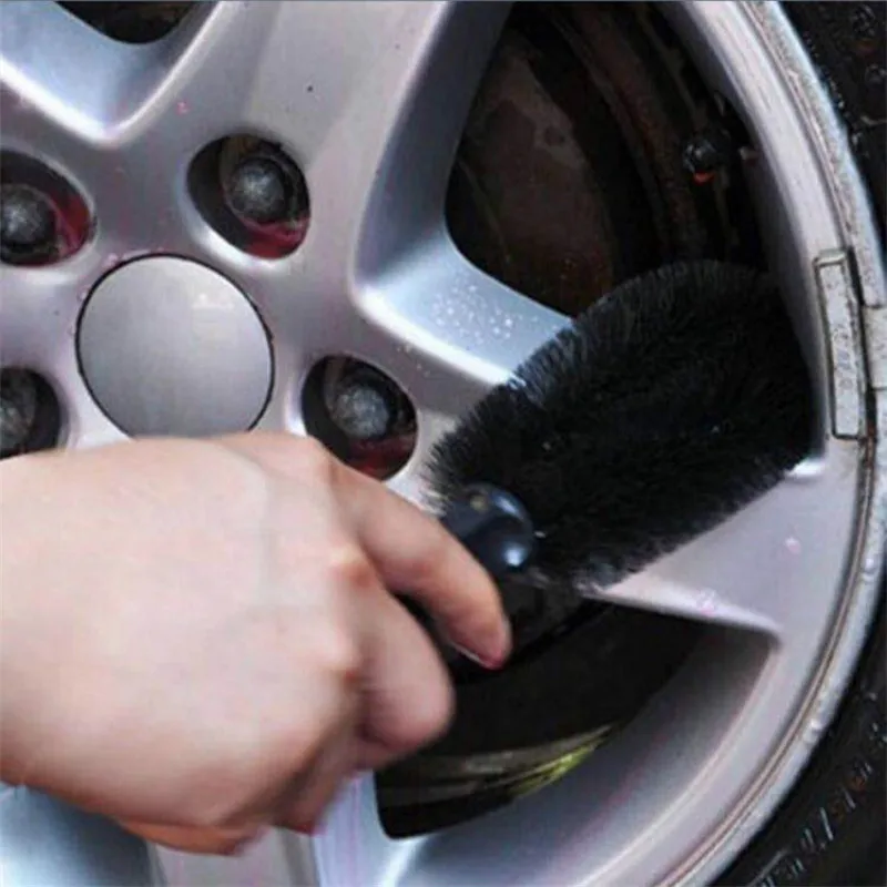 Щетка для мытья автомобиля, многофункциональная щетка для обода колеса и шин, пластиковая щетка для чистки, инструмент для мытья автомобиля, грузовика, 1 шт., автомобильные аксессуары