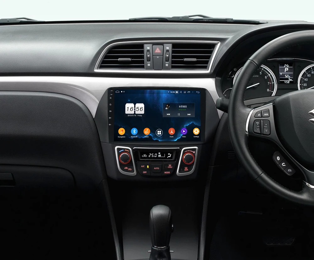 Best Owtosin 9" Car Radio Video Player Navigation GPS Android 9.0 For Suzuki CIAZ 2013 2014 2015 2016 2017 Car 4GB RAM 32GB ROM 0