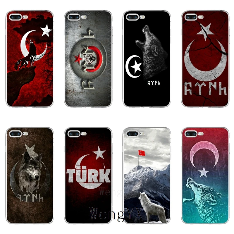 

turkey turkish flag wolf Slim silicone TPU Soft phone case For Samsung Galaxy J1 J2 J3 J5 J7 A3 A5 A7 2015 2016 2017