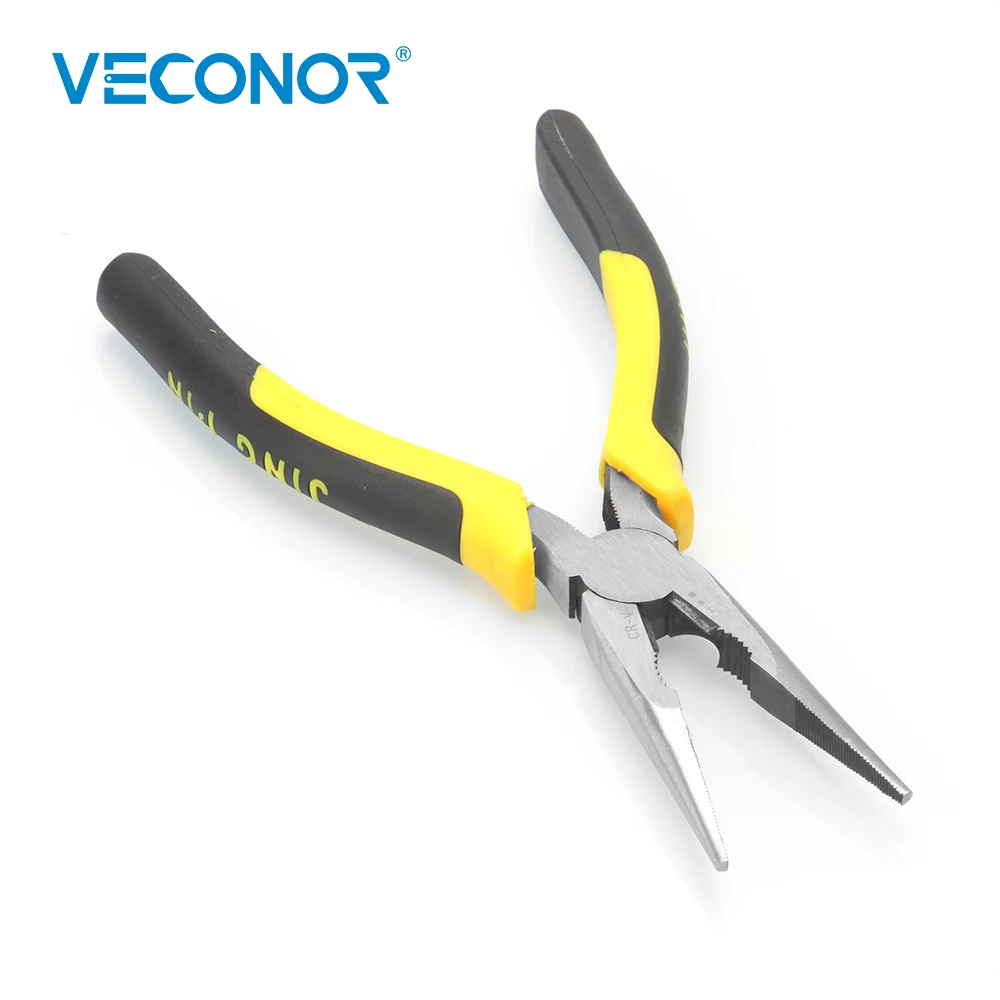 

8" Long Nose Side Cutting Plier Hand Tools Chrome Vanadium
