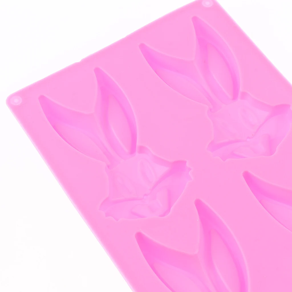 Rabbit/Bunny Shape Silicone Mold Crafts Mould for Epoxy Resin DIY Pendent Craft Fondants Sugar Crafts Molding Tools
