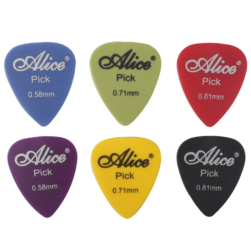 Гитара Alice Picks Custom 0 58 71 81 смешанный пластик разные цвета гитарра Palheta музыкальный