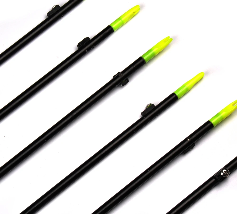 Online 6 12 Pcs Fiberglas Angeln Pfeile Länge 88cm Durchmesser 8mm für Verbindung Recurve Bogen Bogenschießen Angeln Jagd Schießen