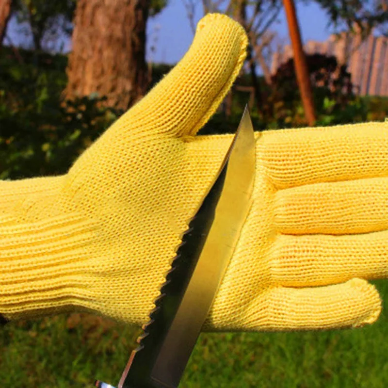 

1Pair Working Safety Gloves Cut-Resistant Anti-Cutting Gloves Protective Hand Finger Gloves Cutting Tools