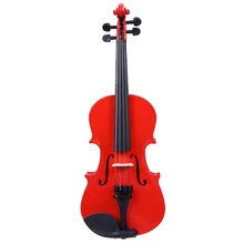 Скрипка ручной работы, размер 1/8, натуральное акустическое дерево, клен, шпон, скрипка, музыкальная скрипка, чехол, канифоль, наборы