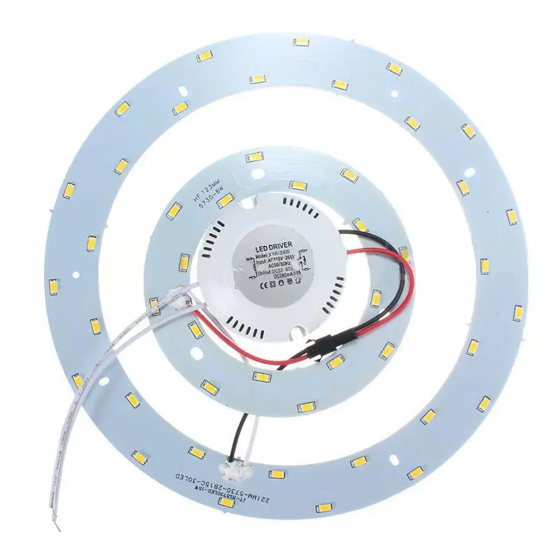 Настенные светильники доска замена лампы 5730 SMD СВЕТОДИОДНЫЙ Панель круг кольцевой светодиодный потолочный светильник