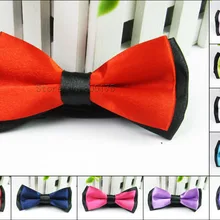 Мальчик модные однотонные галстуки-бабочки для школы мальчик дети плед suite аксессуары галстук Gravatas смокинг двойной Цвет смешивания